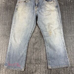 Levi's 515 Jeans Women's 8 Blue Mid-Rise Nouveau Capri Medium Wash